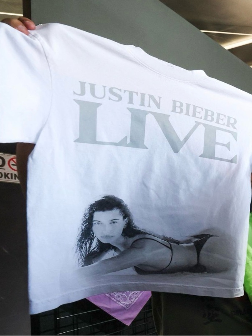 SKYLRK Justin Bieber Coachella Merch Hailey Bieber Live Tee